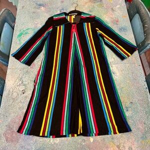 Retro 70s Terri Striped Dress